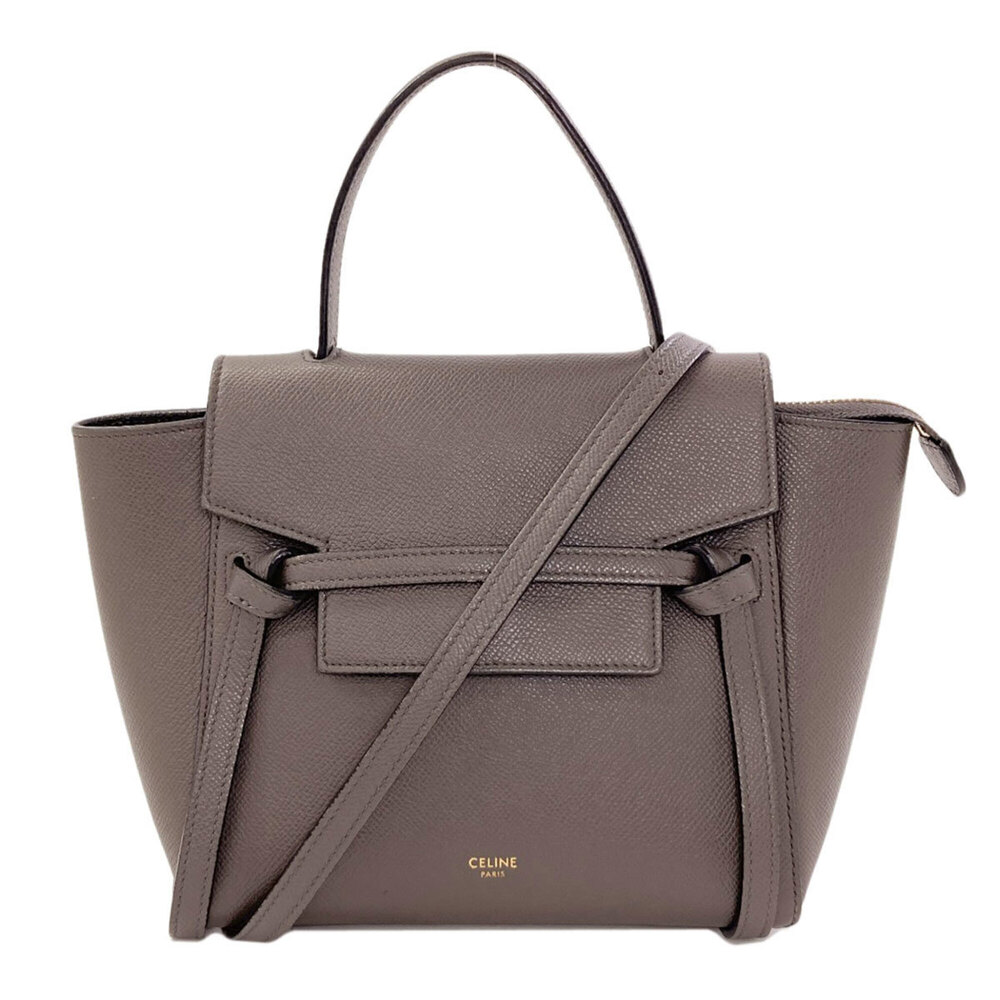 Celine Belt Bag Nano 2-Way Handbag Calfskin Women's CELINE